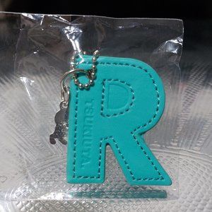 Tsukiuta Leather Letter R Keychain Handbag Accessory